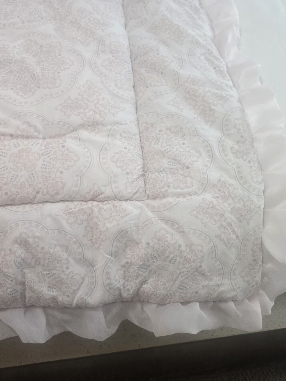 The Peanutshell Pink Arianna Crib Quilt for Baby Girls - Picture 5 of 10